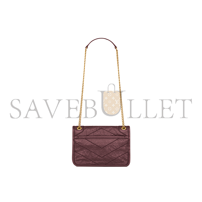 YSL NIKI MINI IN VINTAGE LEATHER 8460870EN076195 (18*12.5*5cm)